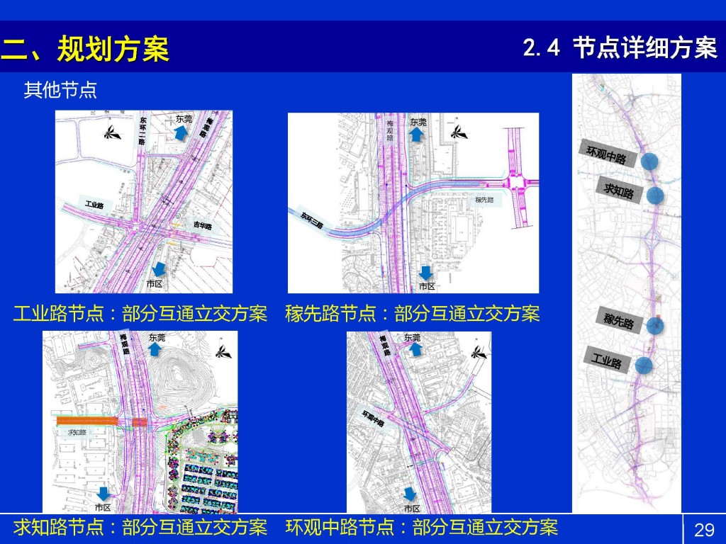 梅观高速公路市政化改造交通详细规划初步方案 | 鸿华集团